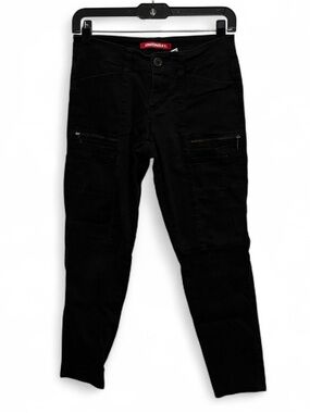 UNIONBAY Black Ankle Cargo Skinny Pants